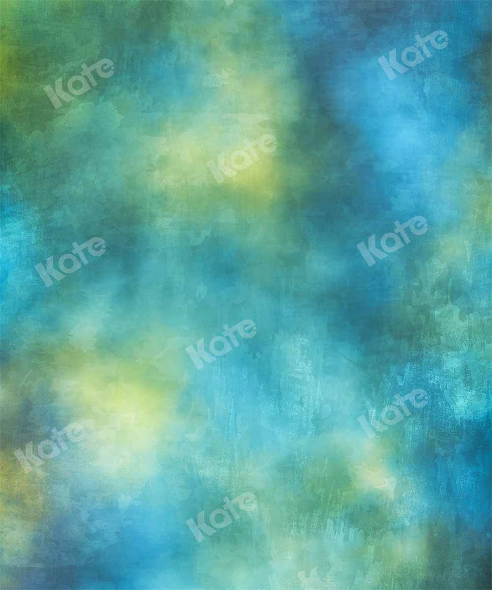 Kate Blau Grün Hintergrund Abstrakt  Textur - Kate Backdrop.de