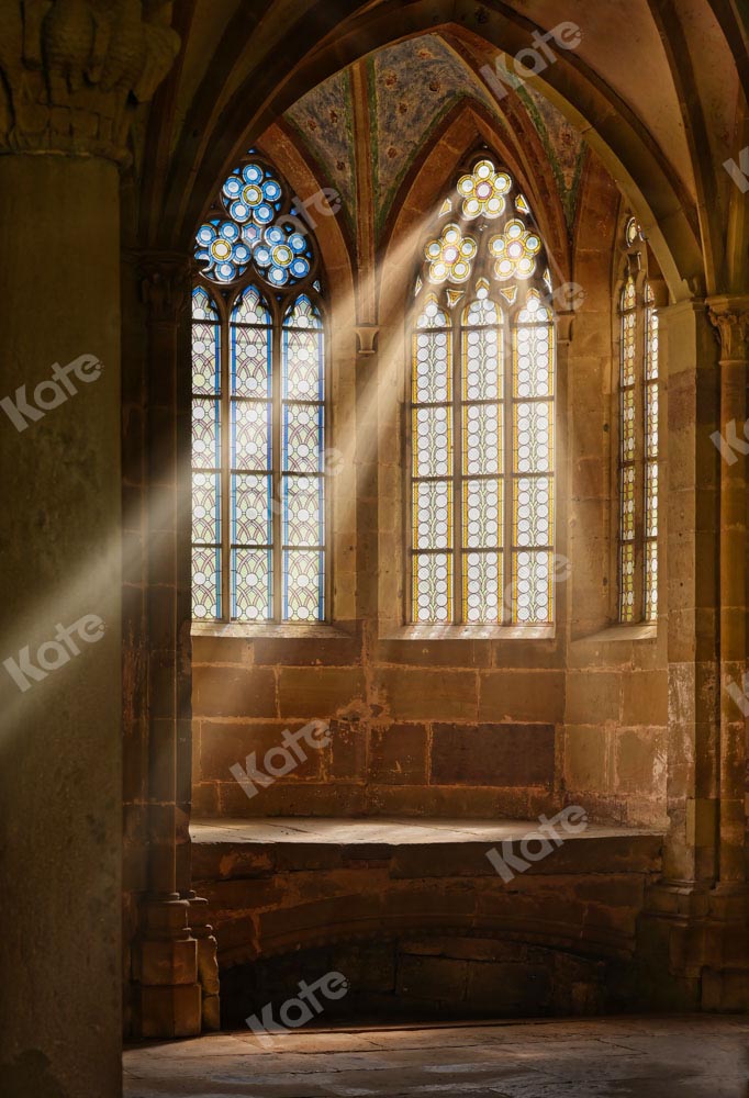 Kate Kirche Fenster Hintergrund Sonnenlicht Gebäude von Chain Photography