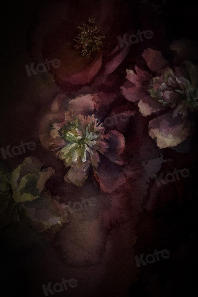 Kate Fine Art Blumen Hintergrund Lila schwanger Mädchen von GQ