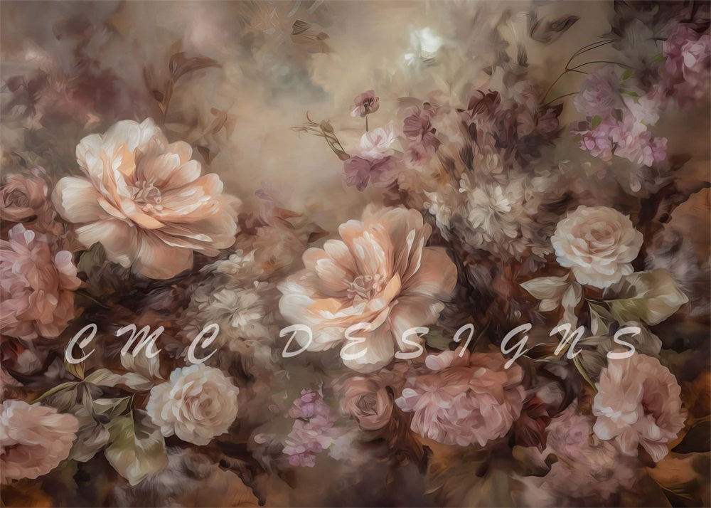 Kate Floral Romance Fine Art Hintergrund von Candice Compton