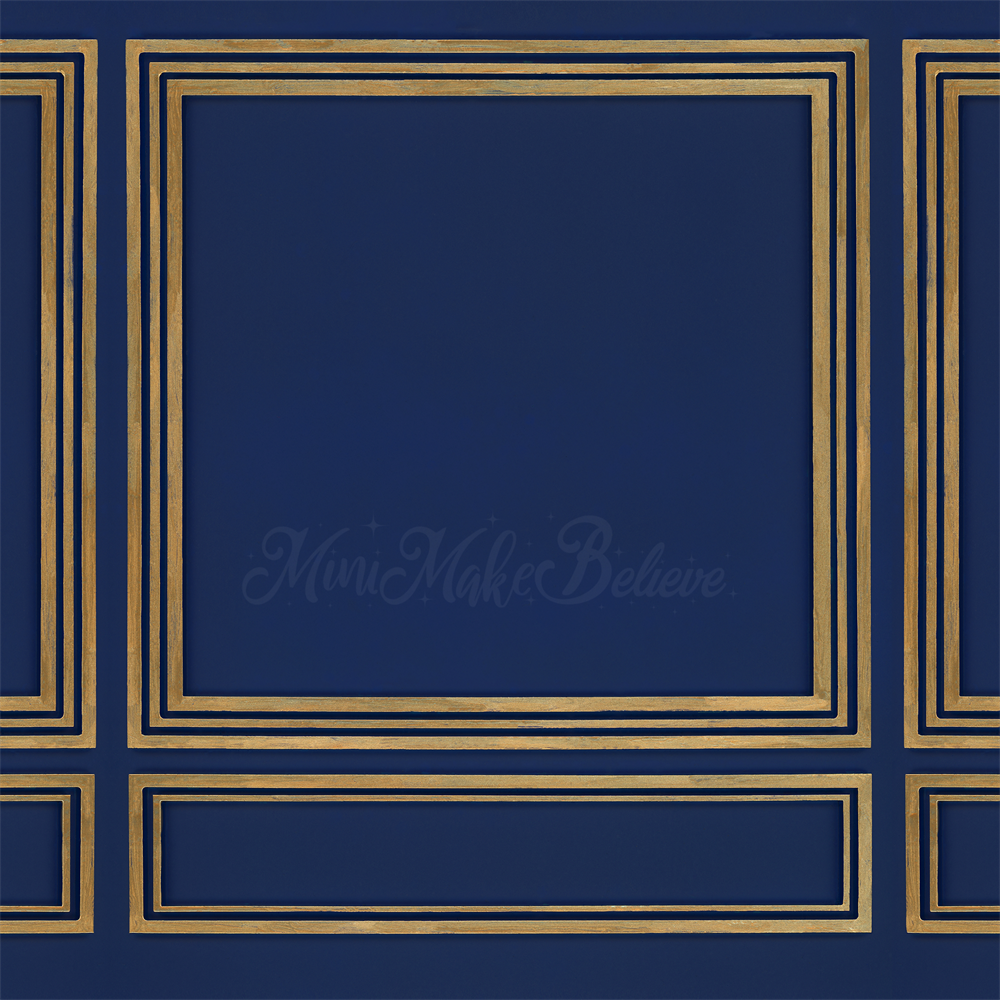 Kate Blau Wand Hintergrund Hochzeit Porträt von Mini MakeBelieve - Kate Backdrop.de