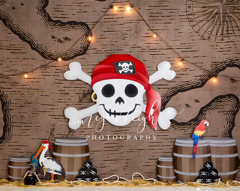 Kate Piratahoy Sommer Hintergrund Cake Smash Geburtstag  von Megan Leigh Photography - Kate Backdrop.de