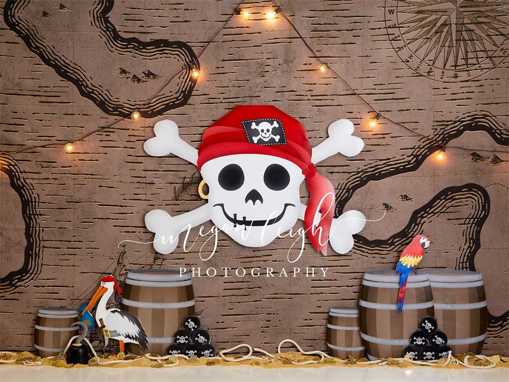 Kate Piratahoy Sommer Hintergrund Cake Smash Geburtstag  von Megan Leigh Photography - Kate Backdrop.de