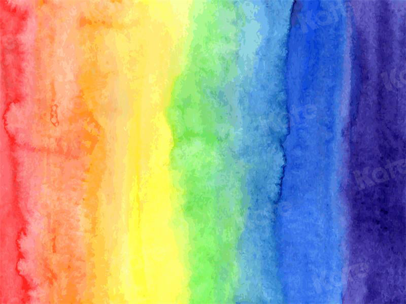 Kate Regenbogen bunter Hintergrund für Fotografie Muttertag - Kate Backdrop.de