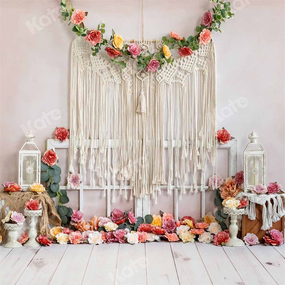 Kate Frühling Boho Hintergrund Blumen von Emetselch - Kate Backdrop.de