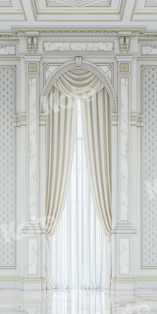 Kate Weiß Vintage Fenster Hintergrund Hochzeit von Uta Mueller Photography - Kate Backdrop.de