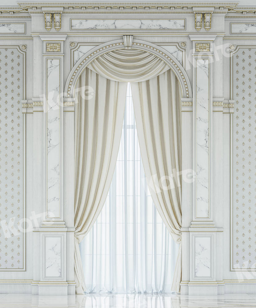 Kate Weiß Vintage Fenster Hintergrund Hochzeit von Uta Mueller Photography - Kate Backdrop.de