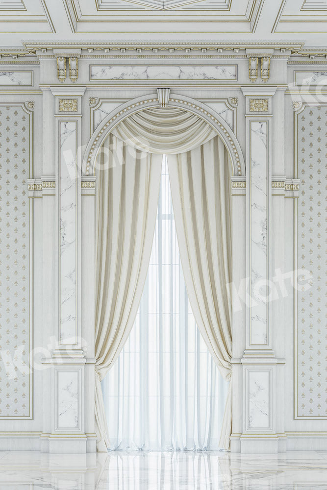 Kate Weiß Vintage Fenster Hintergrund Hochzeit von Uta Mueller Photography - Kate Backdrop.de