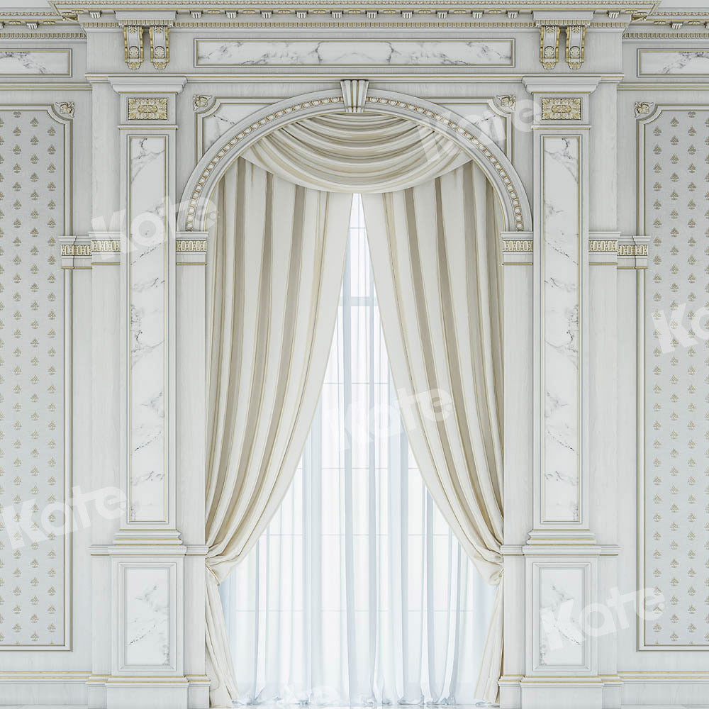 Kate Weiß Vintage Fenster Hintergrund Hochzeit von Uta Mueller Photography - Kate Backdrop.de
