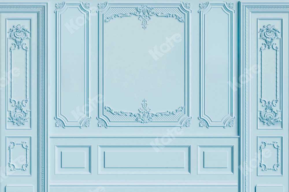 Kate Blaue Wand Hintergrund Moderne Hochzeit  von Chain Photography - Kate Backdrop.de