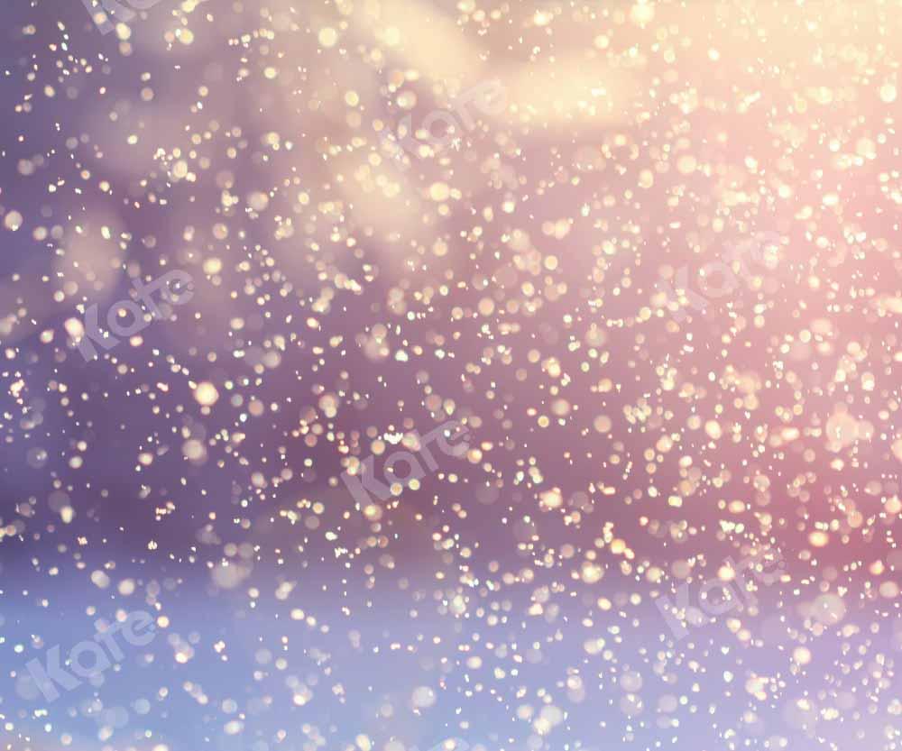 Kate Bokeh Winter Hintergrund Fallender Schnee von Chain Photography