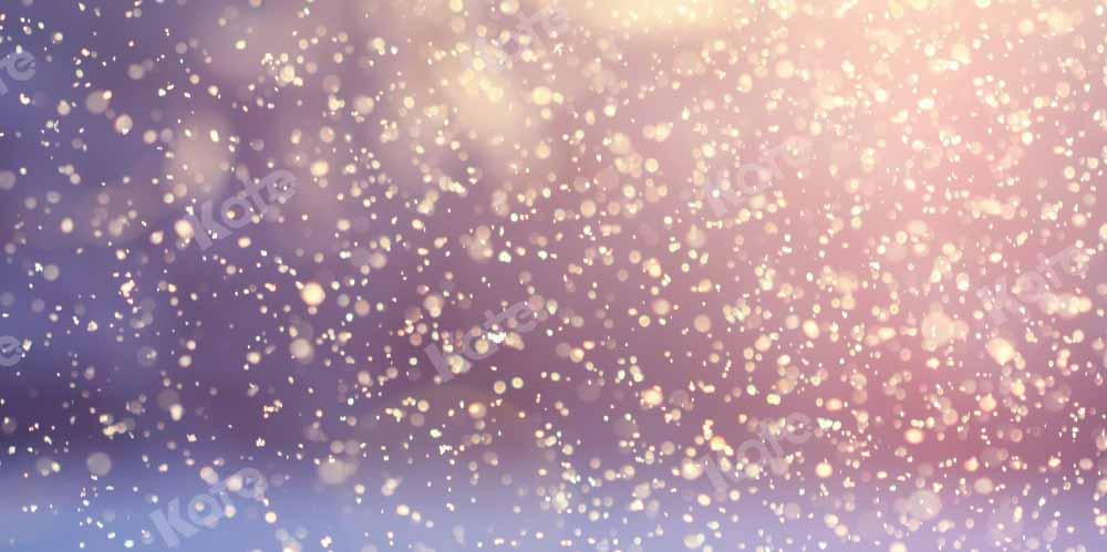 Kate Bokeh Winter Hintergrund Fallender Schnee von Chain Photography
