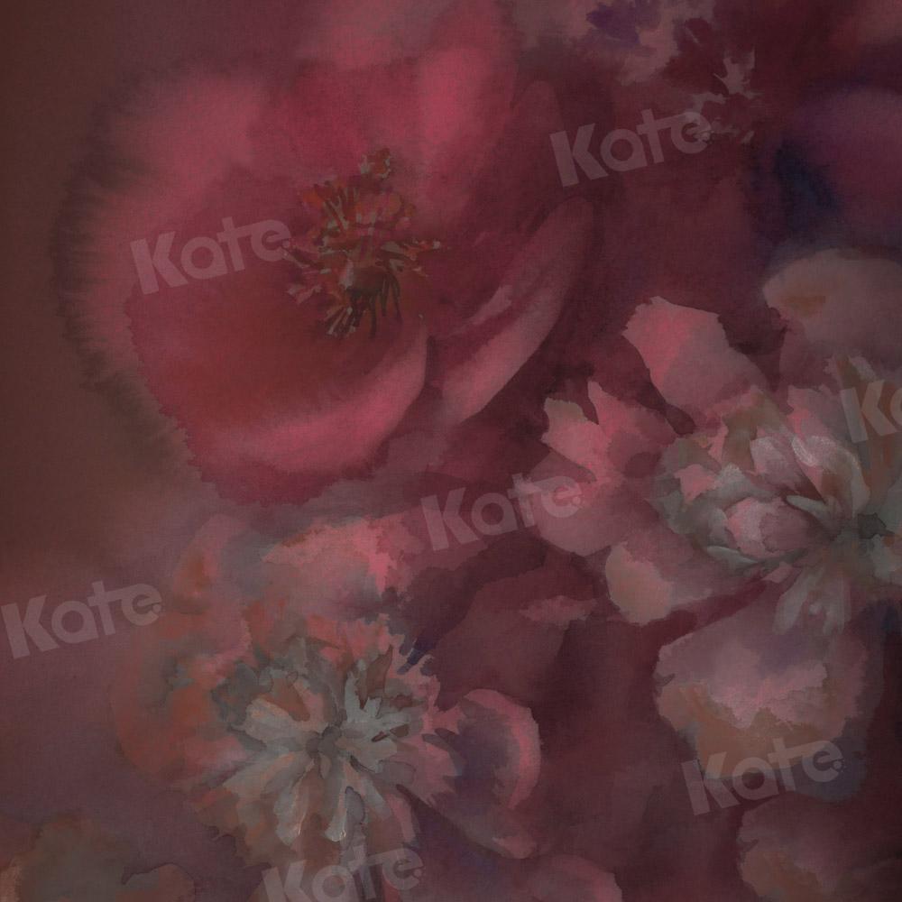 Kate Retro Blumen Boudoir Mädchen Hintergrund von GQ