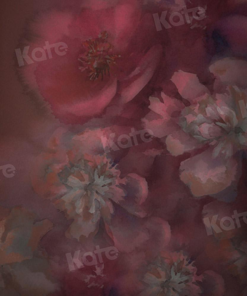 Kate Retro Blumen Boudoir Mädchen Hintergrund von GQ - Kate Backdrop.de