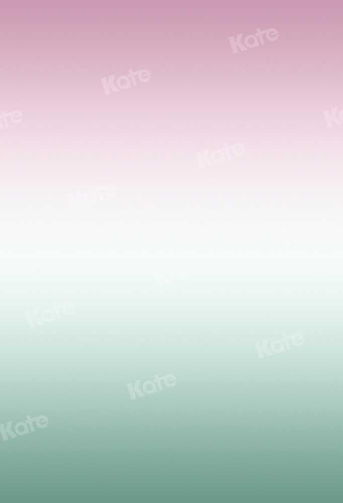 Kate Ombre Rosa Hintergrund mit Farbverlauf Grün von Kate