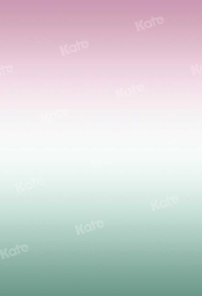 Kate Ombre Rosa Hintergrund mit Farbverlauf Grün von Kate - Kate Backdrop.de