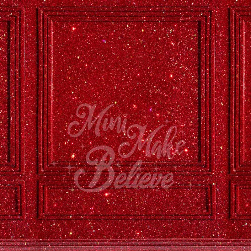 Kate Rot Glitzer Wand Hochzeit Hintergrund von Mini MakeBelieve - Kate Backdrop.de