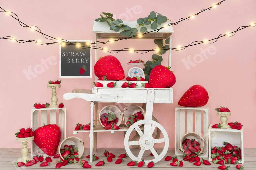 Kate Erdbeer Valentinstag Geburtstag Hintergrund LKW Frucht von Emetselch - Kate Backdrop.de