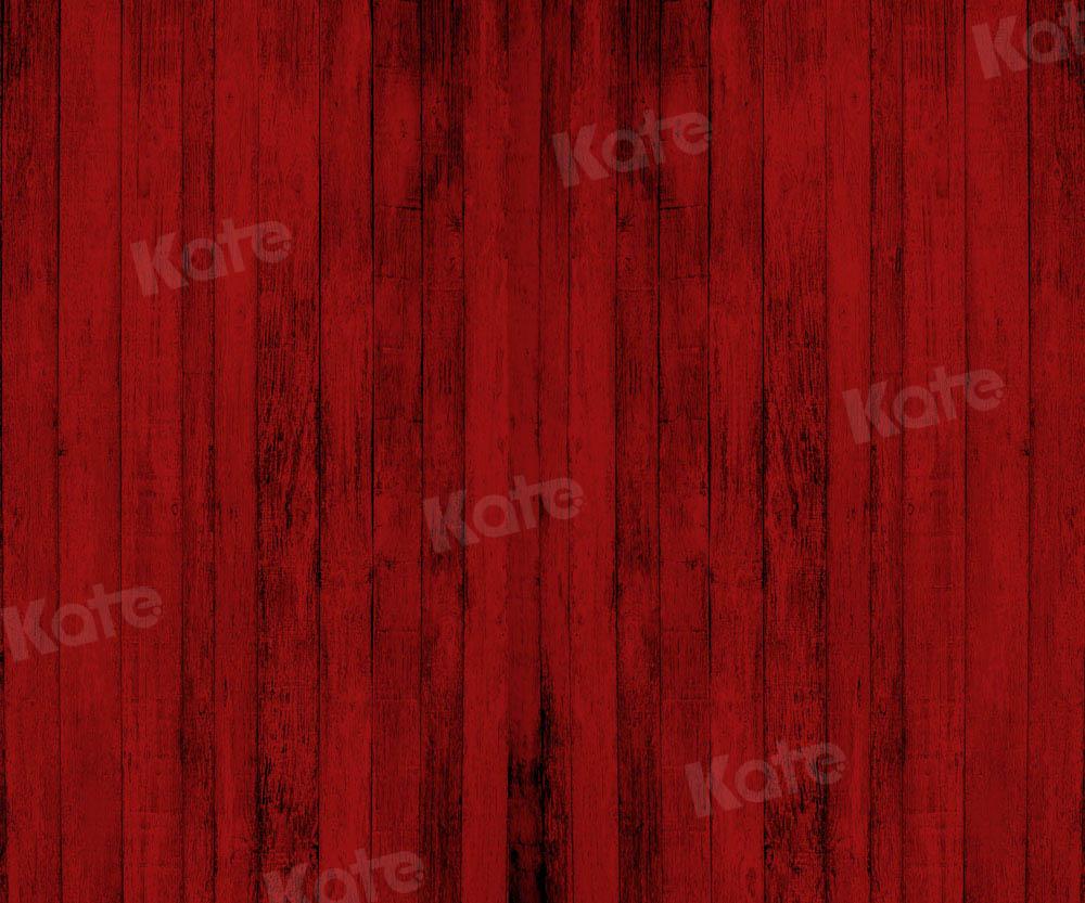 Kate Valentinstag Hintergrund Rotes Holz  von Chain Photography