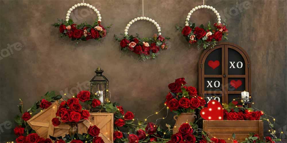 Kate Valentinstag Hintergrund Vintage Rose von Emetselch