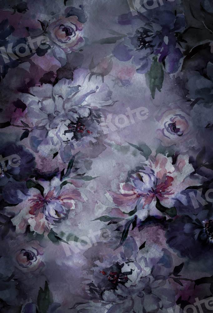 Kate dunkler Vintage Blumen Hintergrund von GQ