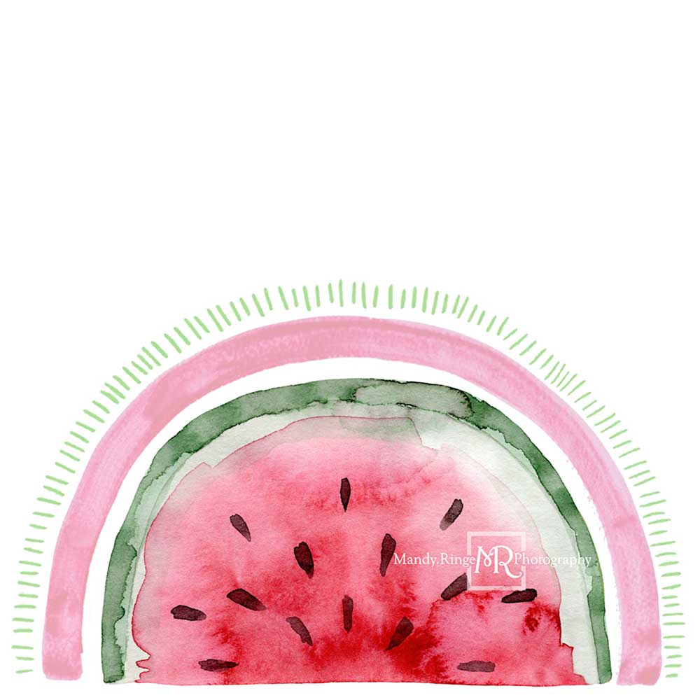 Kate Wassermelone Regenbogen Geburtstag Hintergrund von Mandy Ringe Photography