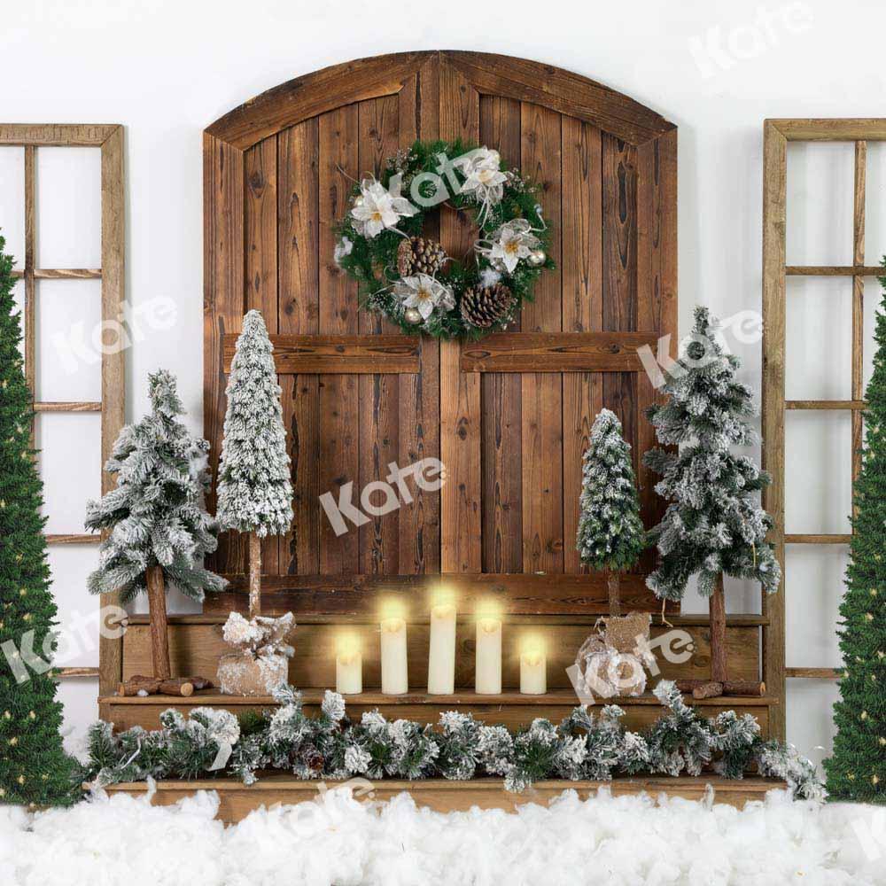 Kate Weiß Weihnachten Hintergrund Schnee von Emetselch