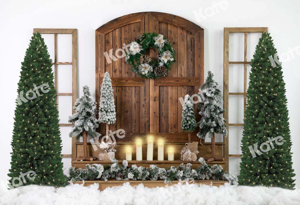Kate Weiß Weihnachten Hintergrund Schnee von Emetselch