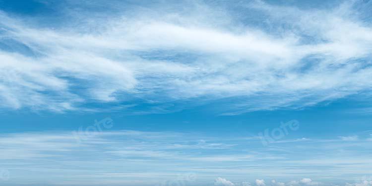 Kate Landschaft Sommer blauer Himmel weiße Wolken Hintergrund von Kate
