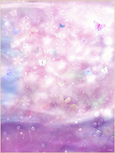 Katebackdrop Kate Purple and Pink Background Bokeh butterfly Abstract