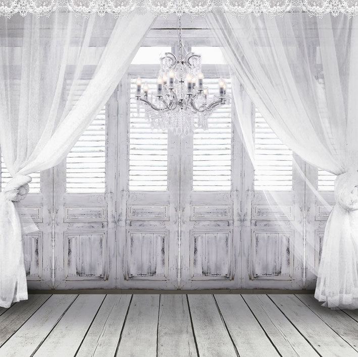 Kate Hochzeit weißer Zwischen wand Fotografie neugeborener Hintergrund Fenster - Kate Backdrop.de