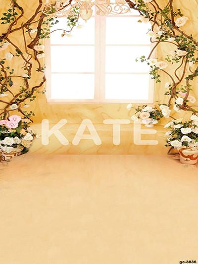 Katebackdrop：Kate Indoor Flower Windoor Backdrop Newborn