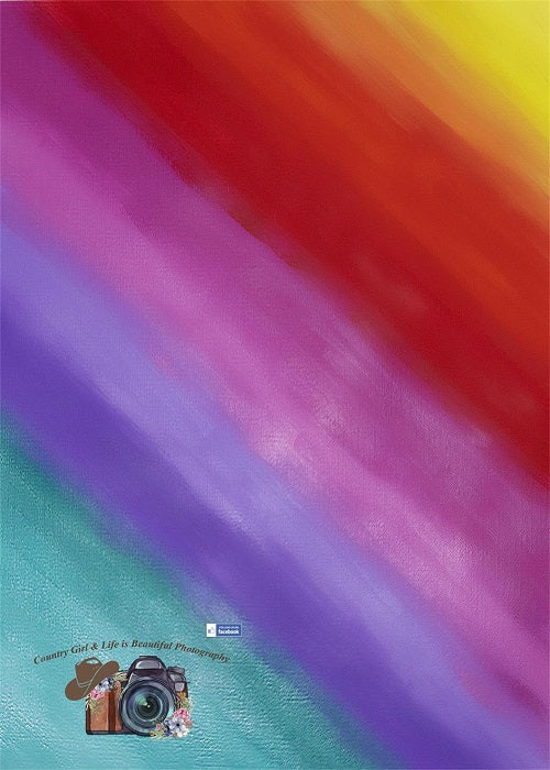 Kate Regenbogen verblassen Kinder Farbverlauf Hintergrund Entworfen von  Leann West