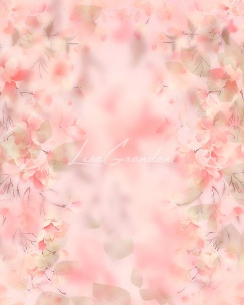 Kate Blumen Hintergrund Rosa Blüten von Lisa Granden