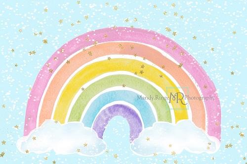Kate Pastell funkelnder Regenbogenhintergrund von Mandy Ringe Photography
