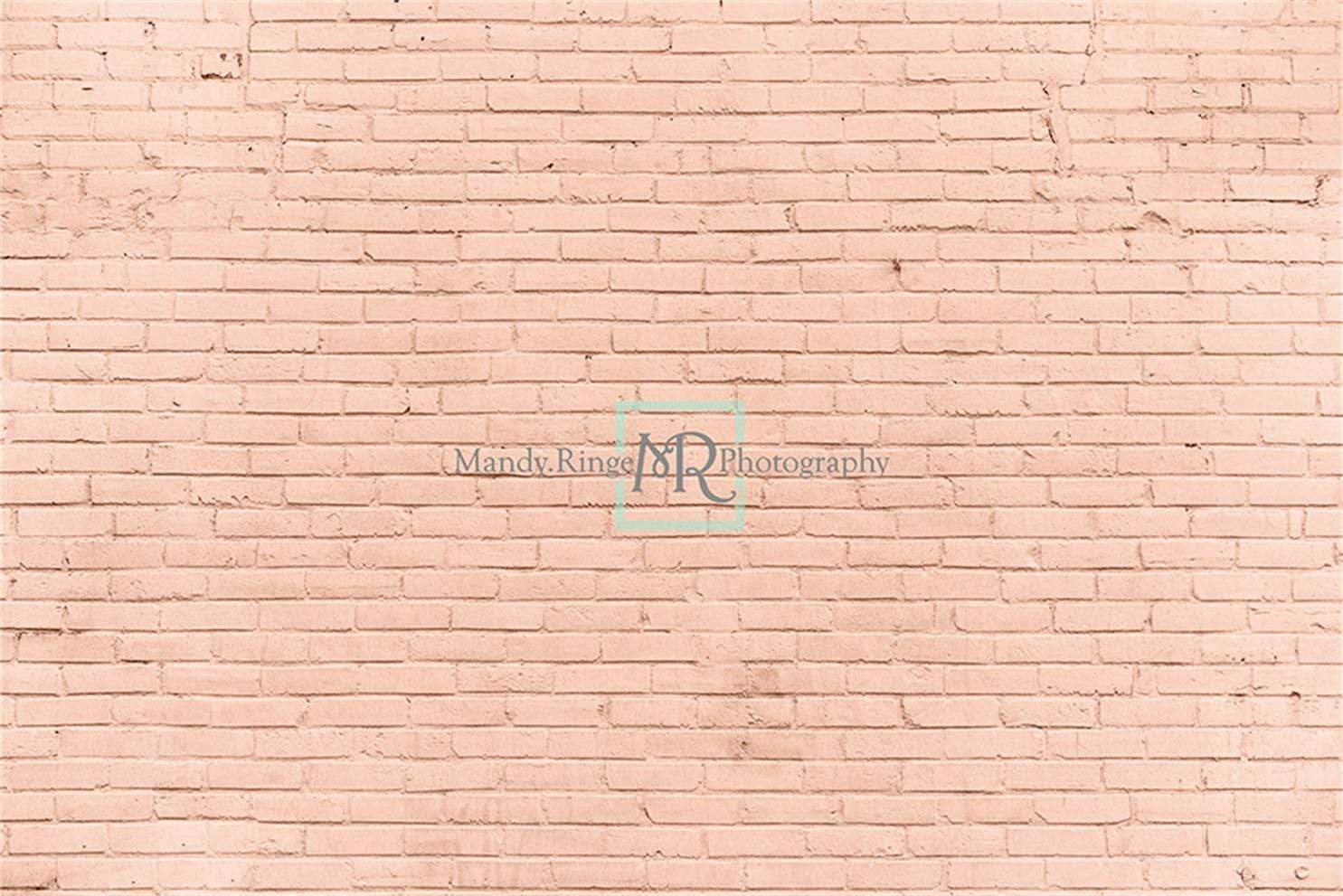 Katebackdrop：Kate Peach Brick Photo Backdrop Designed by Mandy Ringe Photography