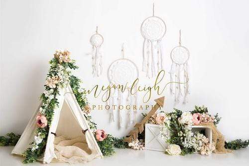 Katebackdrop£ºKate Boho Teepee Spring Backdrop Designed by Megan Leigh Photography