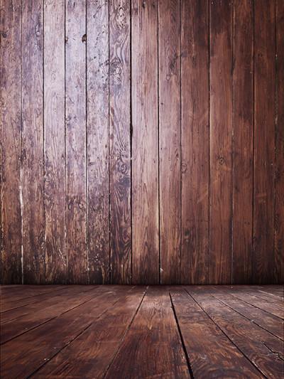 Katebackdrop：Kate Vintage Reddish Brown Wood And Floor Backdrop Photography