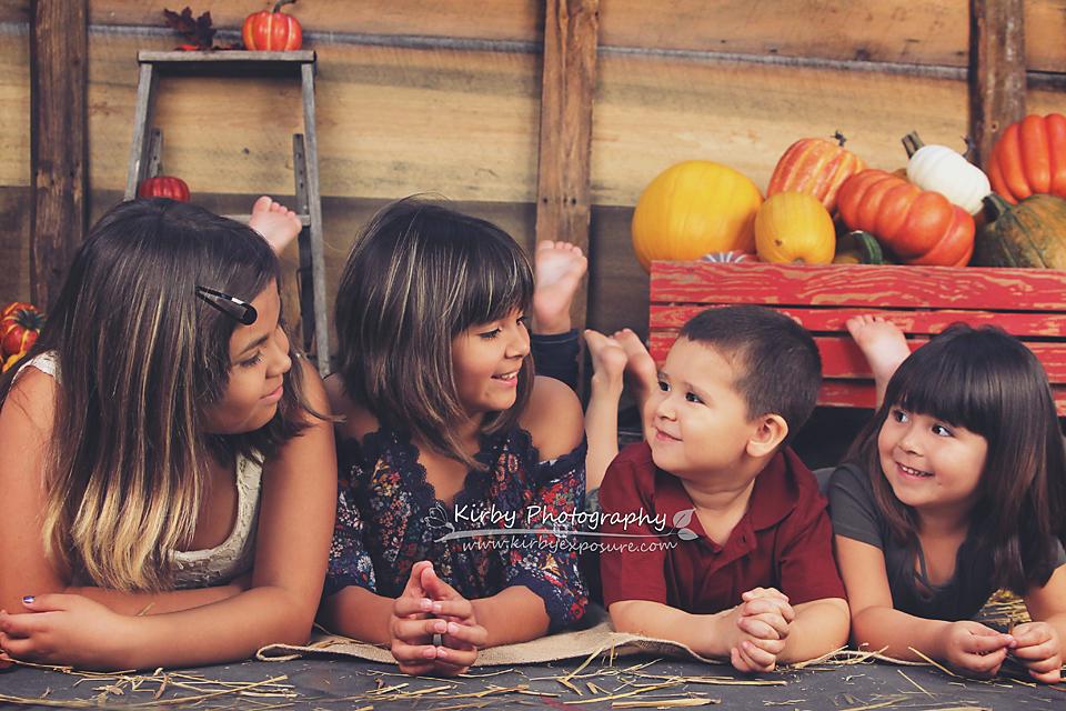 Kate Pumpkin Harvest Backdrop Herbst und Halloween von Arica Kirby entworfen - Kate Backdrop.de