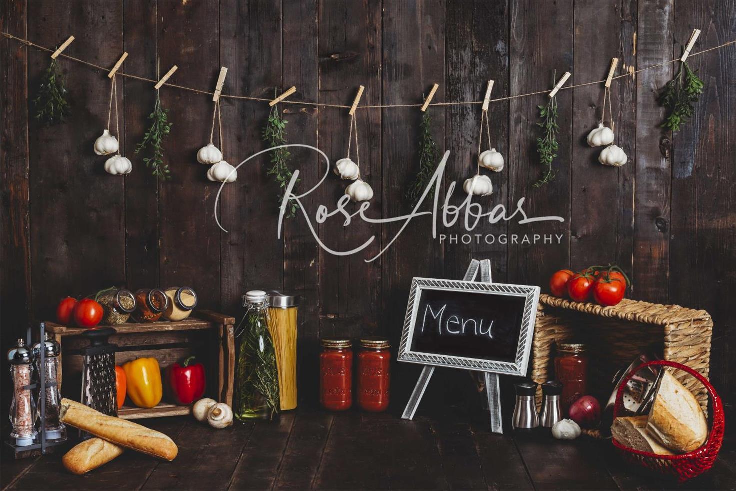 Katebackdrop£ºKate Cake Smash Wood Kitchen Backdrop Designed By Rose Abbas