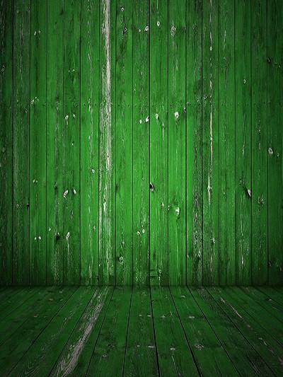 Katebackdrop：Kate Retro Style Green Wood Wall Photography Backdrops