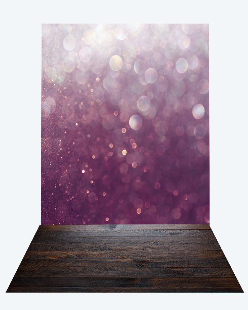 Katebackdrop：Kate Valentine Bokeh backdrop + dark wood floor mat