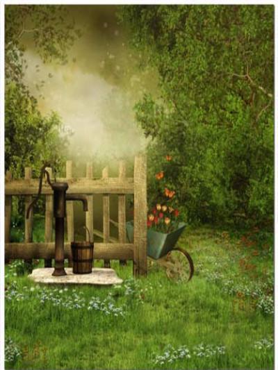 Katebackdrop：Kate Children Green Forest Photography Backdrops