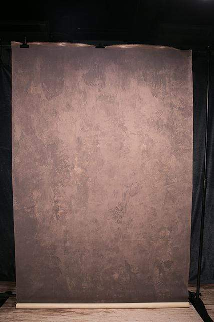 Kate Handgemalt Abstract Texture Braun Mitte Farbspray Hintergrund Leinwand - Kate Backdrop.de