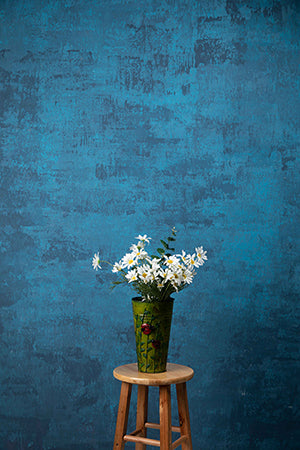 Kate Handgemalt Abstrakte Beschaffenheit Blulish Hintergrund Leinwand - Kate Backdrop.de
