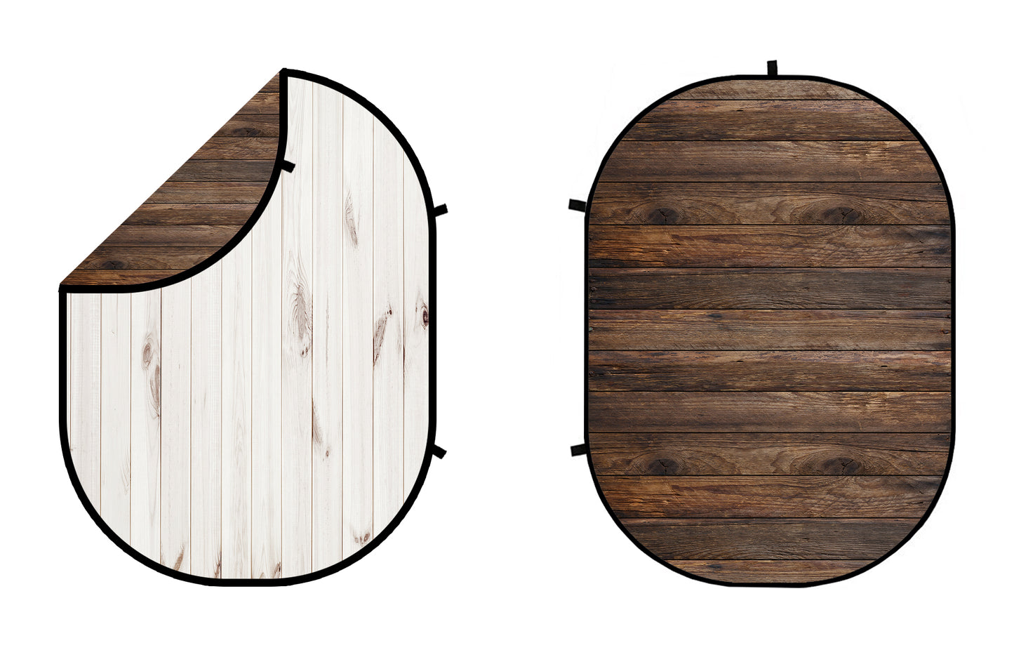 Kate Brown Wood Grain White Wood Plank Textur für Fotografie - Kate Backdrop.de