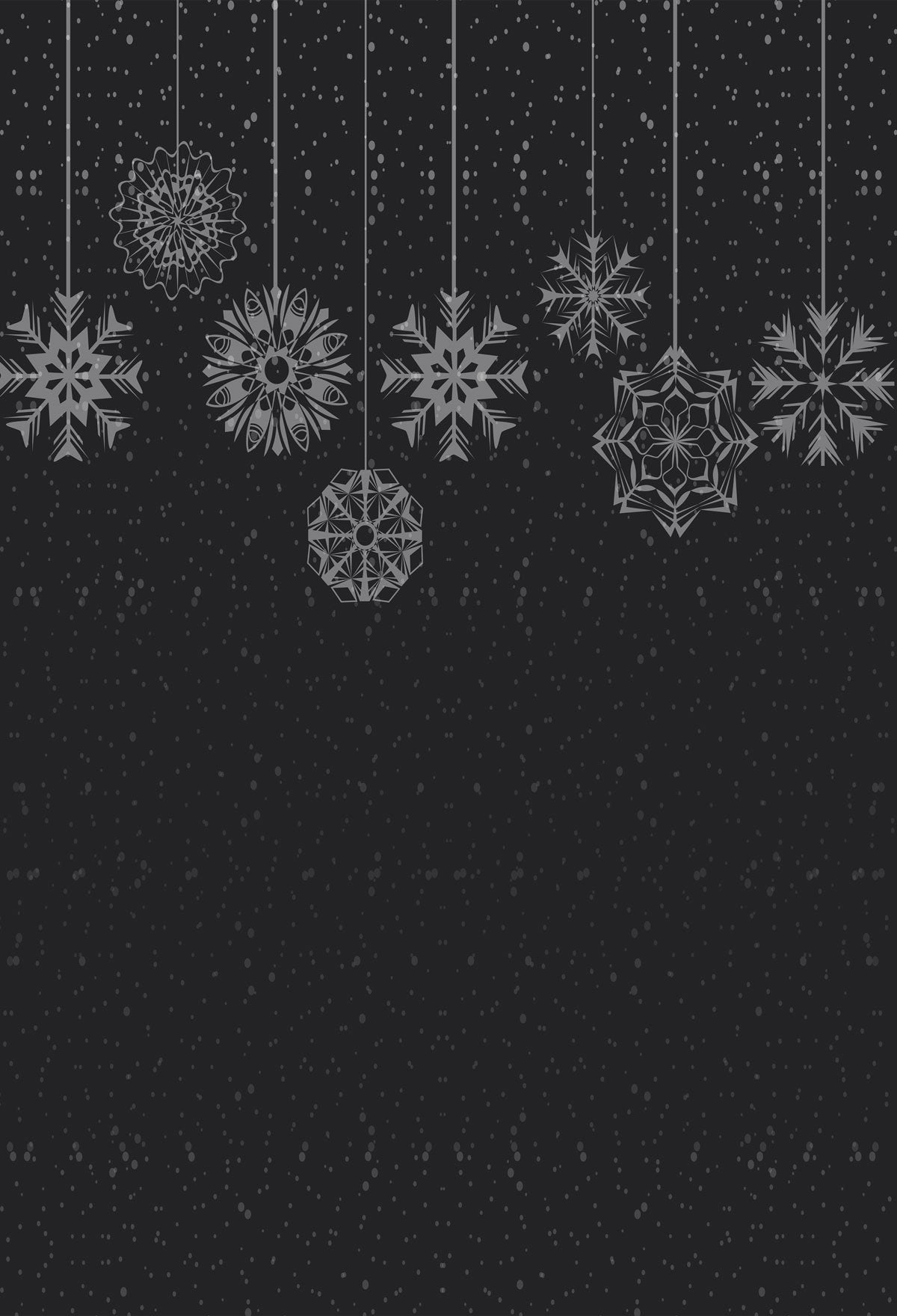 Kate-schwarzer Hintergrund-Schneeflocke-Hintergrund Entworfen von Jerry_Sina