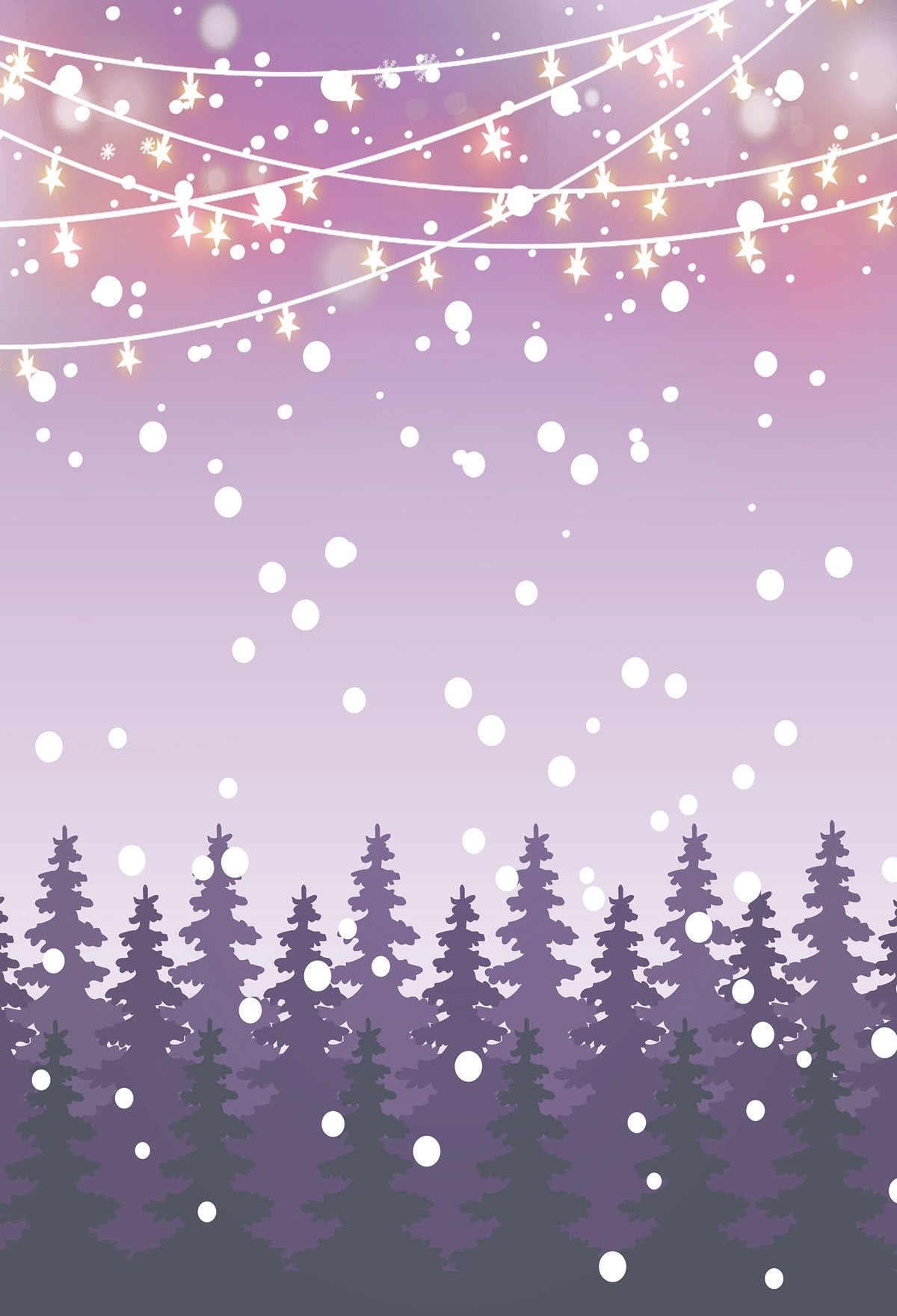 Kate Pink Background Glänzender Traum Schneebedeckter Hintergrund Entworfen von Jerry_Sina