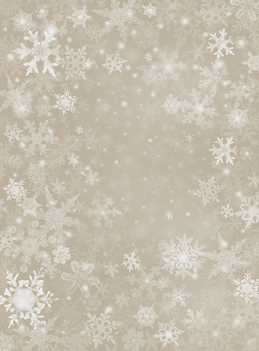 Katebackdrop：Kate Sliver Snowflake Snow Winter Children or Christmas Backdrop for Photo studio