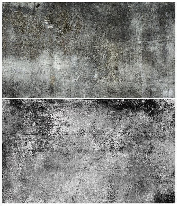 Kate 57x87cm Grauer Wand doppelseitiger Papierhintergrund Wasserdicht für Fotografie